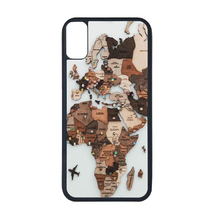 کاور طرح نقشه جهان مناسب برای گوشی موبایل اپل iphone xs max