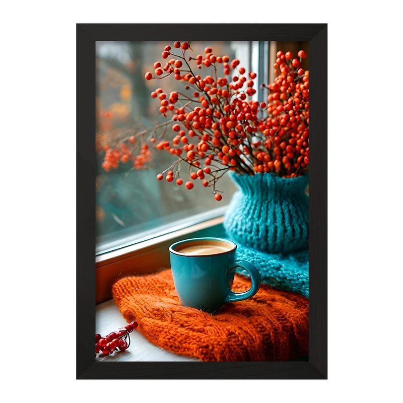 تابلو خندالو مدل فنجون قهوه  کد F10412