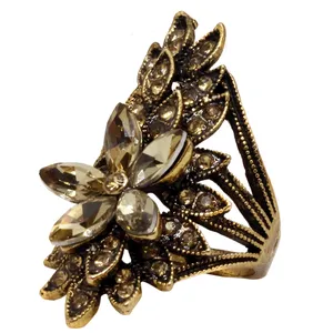 انگشتر زنانه طرح گل کد RKH_852