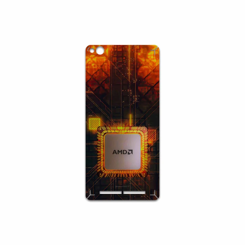 برچسب پوششی ماهوت مدل AMD Brand مناسب برای گوشی موبایل شیائومی Redmi 3