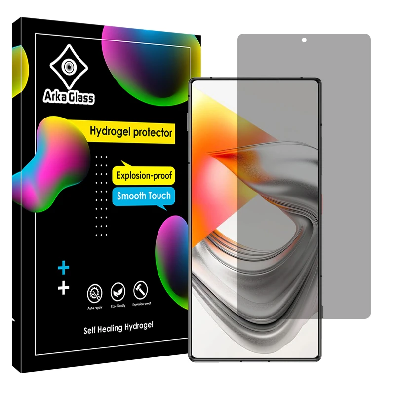 محافظ صفحه نمایش حریم شخصی آرکا گلس مدل Tough مناسب برای گوشی موبایل زد تی ای Nubia Z70 Ultra