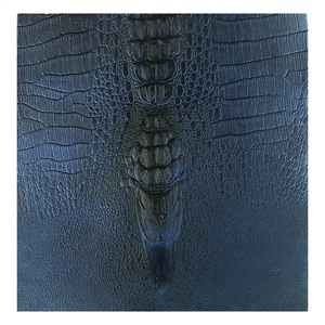 چرم طبیعی مدل کروکودیل کد 1Ft-Blu 