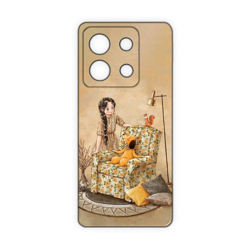 کاور مدل دخترانه کد 301 مناسب برای گوشی موبایل شیائومی Redmi Note 13 Pro 4G / Poco M6 Pro 4G
