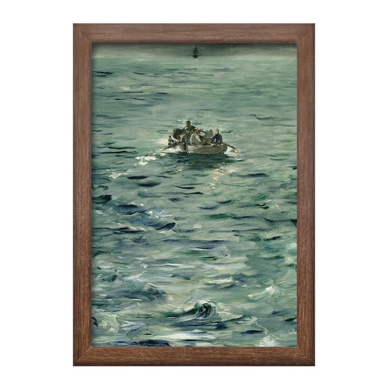 تابلو خندالو طرح نقاشی فرار روشفور اثر ادوار مانه کد F12416