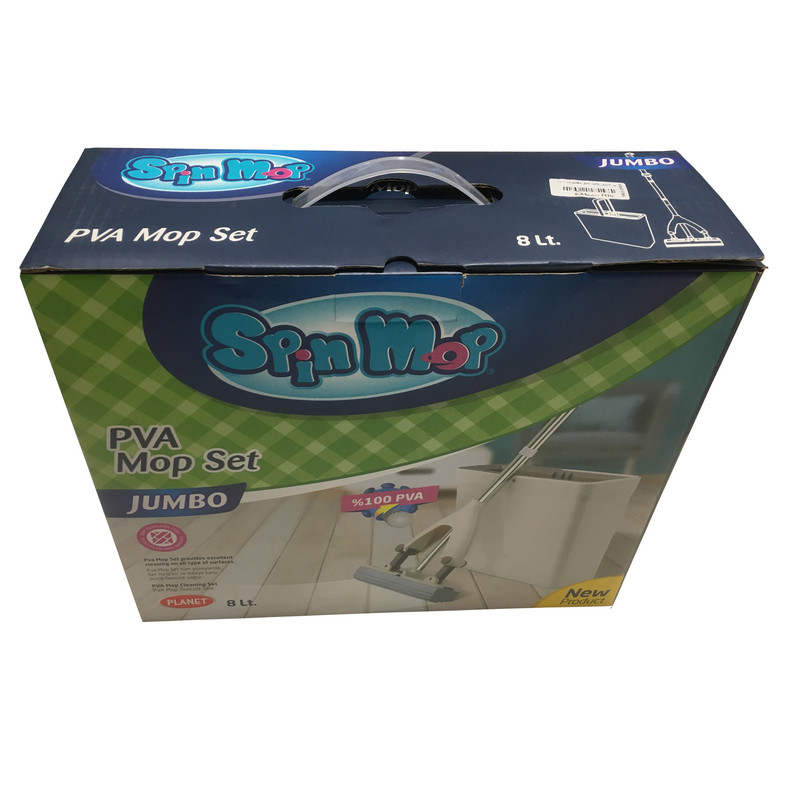ست سطل و زمین شوی اسپین ماپ مدل JUMBO