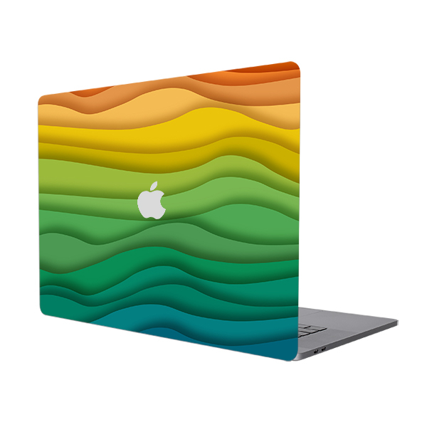 برچسب تزئینی مدل color کد 31 مناسب برای مک بوک پرو 15 اینچ