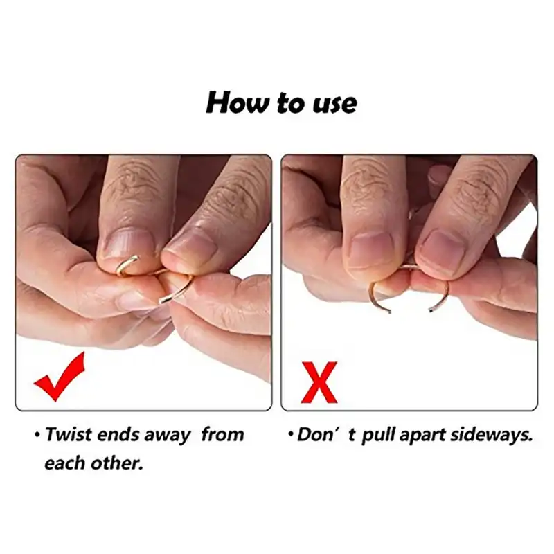 حلقه تزیینی مو خط هنر مدل ندا بسته 36 عددی