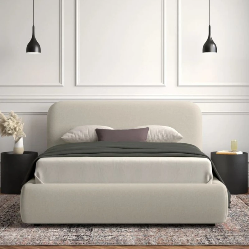 تخت خواب دو نفره کد DR 4648 سایز 200x180 سانتی متر 