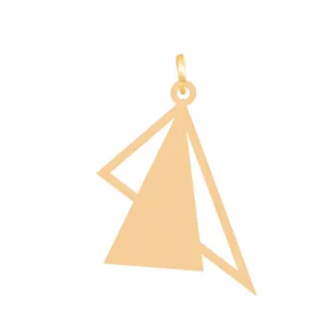 آویز گردنبند طلا 18 عیار زنانه باراد زر مدل کیانا BZ174