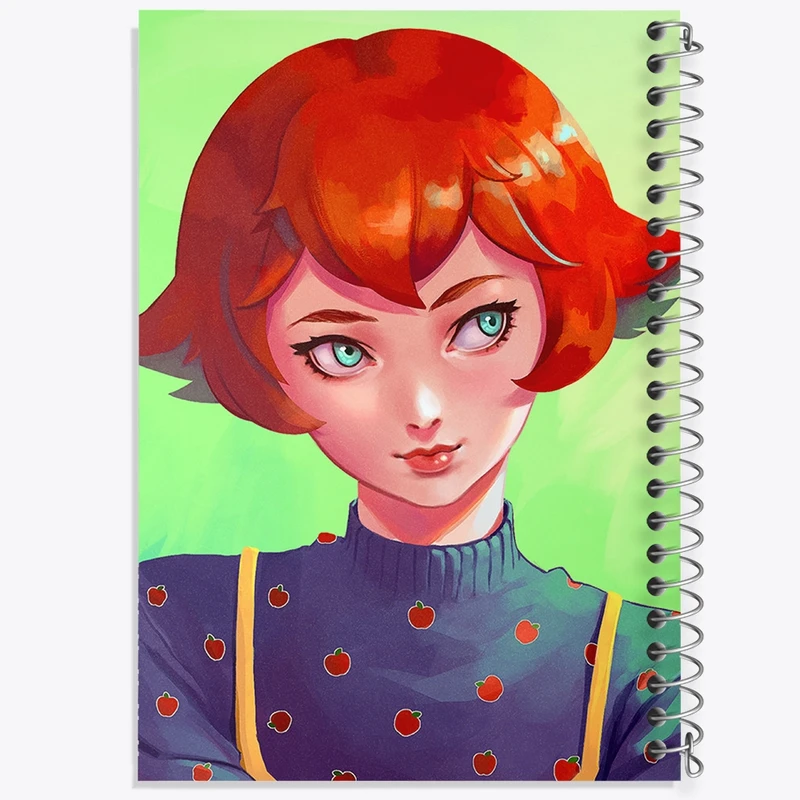 دفتر مشق 100 برگ خندالو طرح دخترانه کد F657