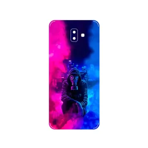 MAHOOT Smoke Rainbow Digital Art 2 Cover Sticker for Samsung Galaxy J6 Plus