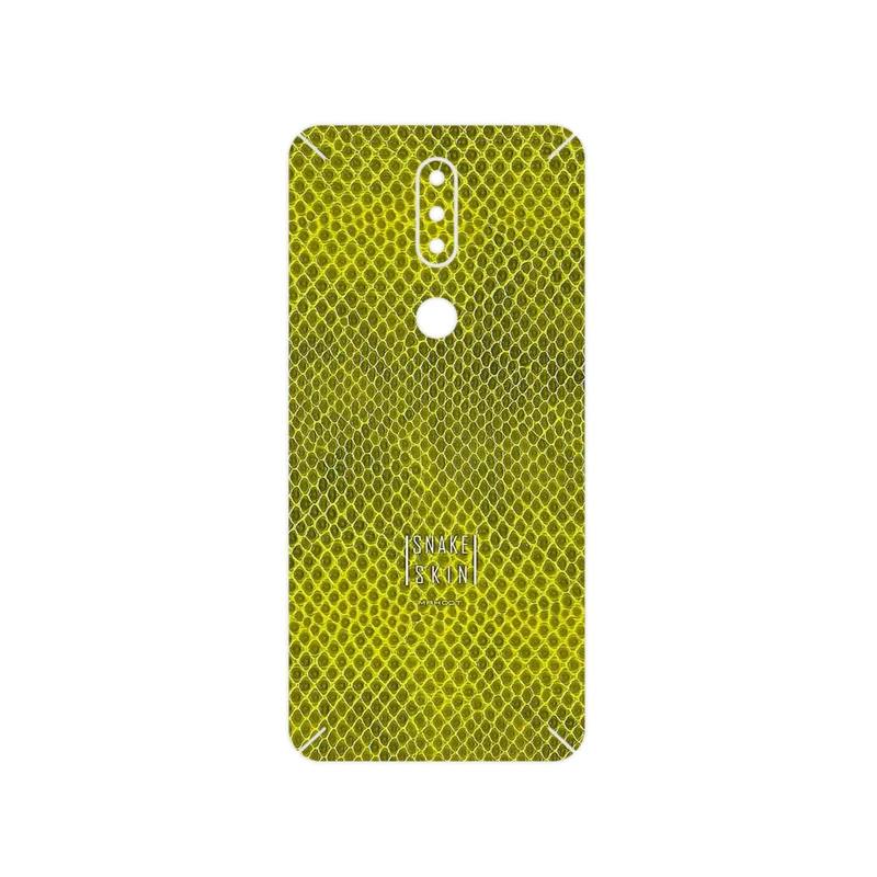 برچسب پوششی ماهوت مدل Yellow Snake Skin مناسب برای گوشی موبایل نوکیا 2.4