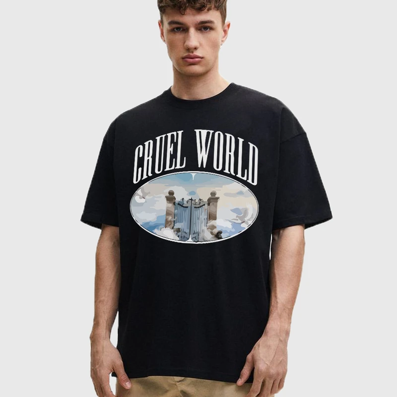 تی شرت آستین کوتاه مردانه مدل پارادایس گیت Z577