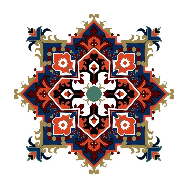 استیکر پارچه و لباس پاد آفرین مدل ایرانی کد 3686