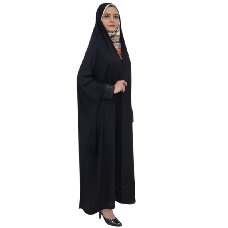 چادر صدفی چادر سرای محسن مدل مچ نگین کن کن ژرژت کد 6893327