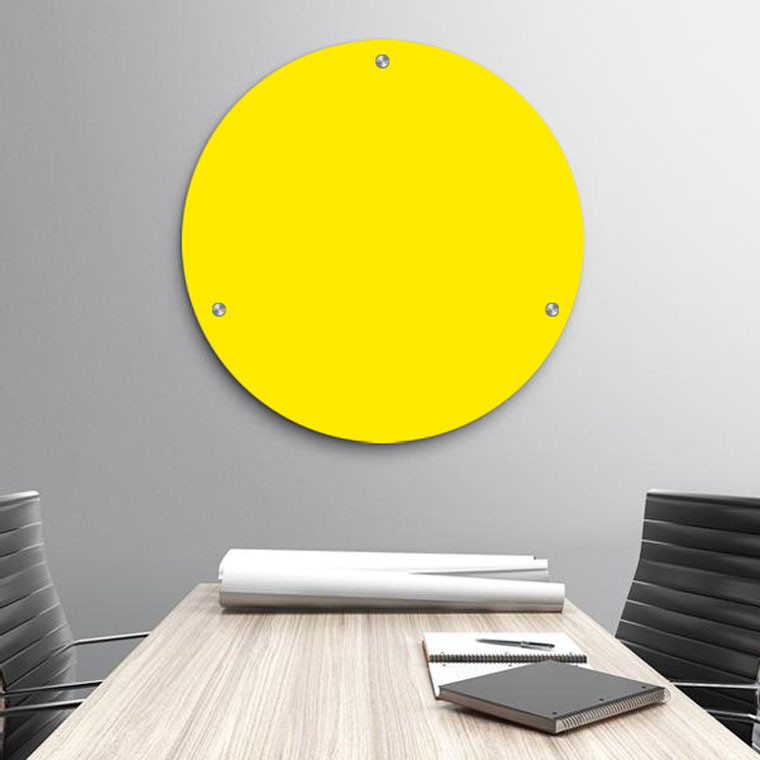 تخته وایت برد شیشه ‌ای مدل CG70 سایز 70 × 70 سانتی متر