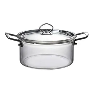 قابلمه برایتون مدل شعله مستقیم شیشه‌ای کد 2500 سایز 20