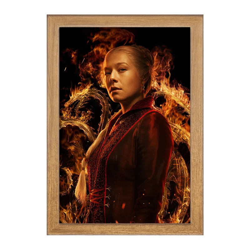 تابلو خندالو مدل رینیرا سریال خاندان اژدهایان House of dragon کد 28507