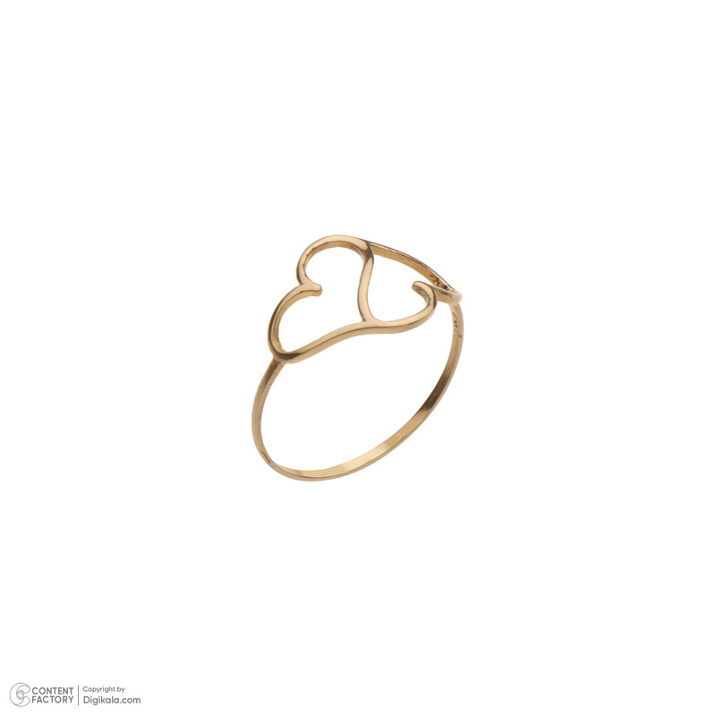 انگشتر طلا 18 عیار زنانه گلدم مدل قلب R-3070030 - 4