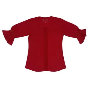 بلوز آستین سه ربع زنانه البسکو مدل 624025