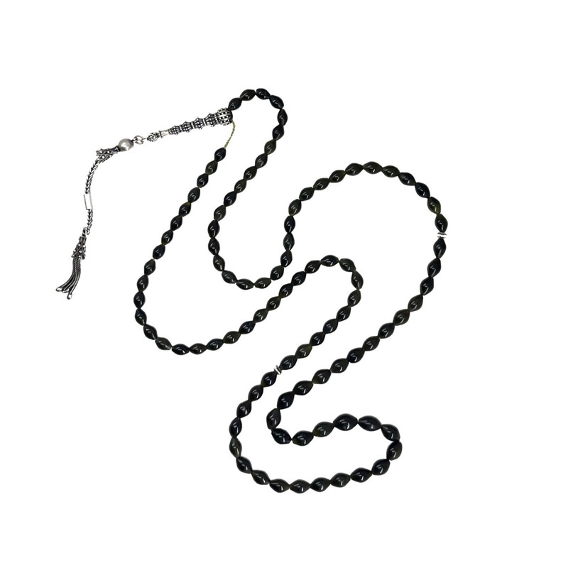 تسبیح نقره گالری ظهیرالدینی مدل شاه مقصود کد SHMD-010-101