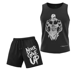 ست تاپ و شلوارک ورزشی مردانه مدل gymhu