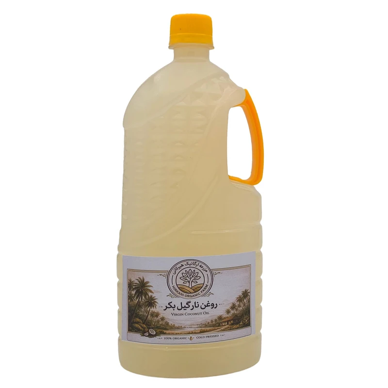 روغن نارگیل طبیعی هیرکانی - 1 لیتر