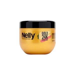 nelly gold 24k color silk hair mask 500 ml