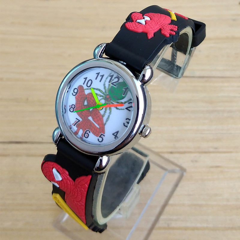 ساعت مچی عقربه ای بچگانه مدل اسپایدرمن کد 1207