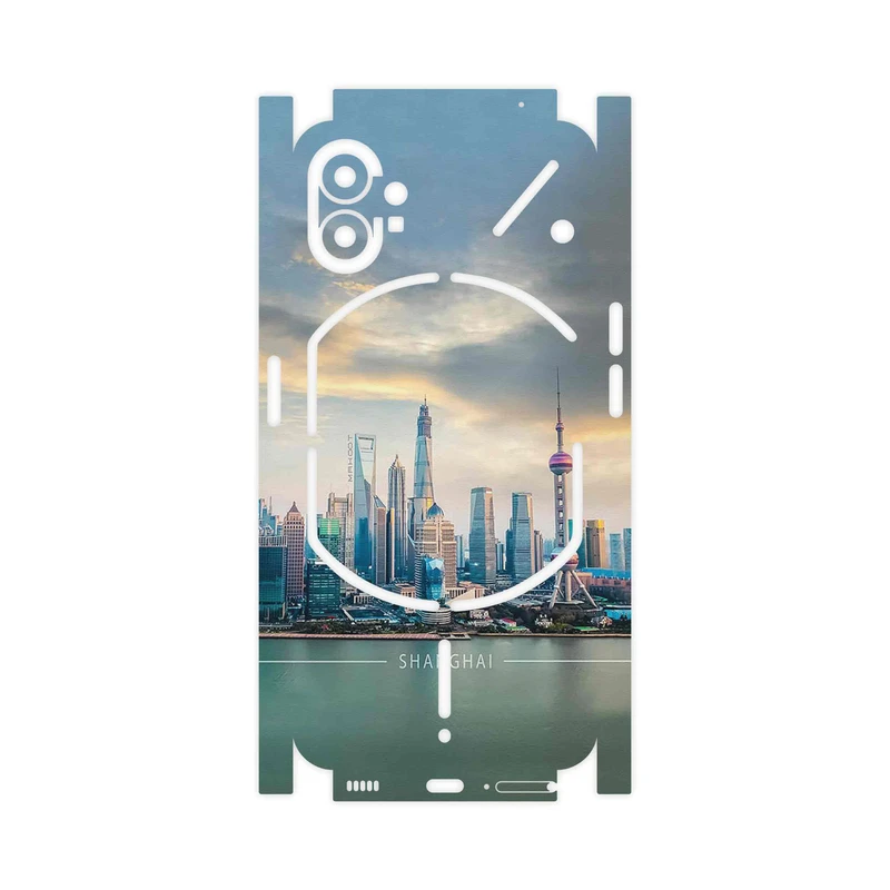برچسب پوششی ماهوت مدل Shanghai_City-FullSkin مناسب برای گوشی موبایل ناتینگ Phone 1