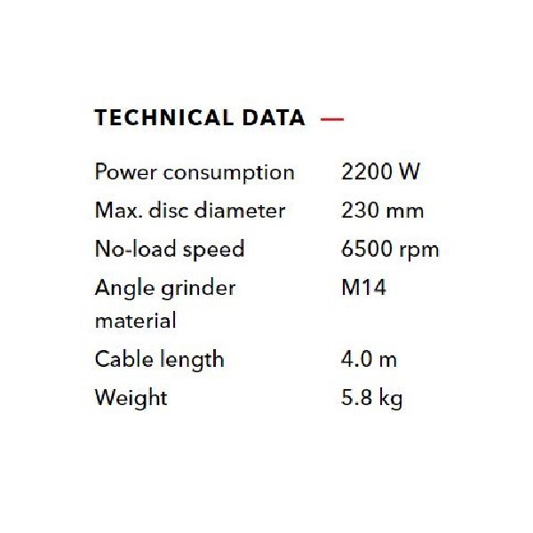 سنگ فرز فلکس مدل L2200 230