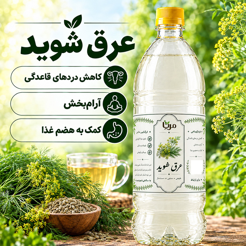 عرق شوید مِرنا - 1.3 لیتر 
