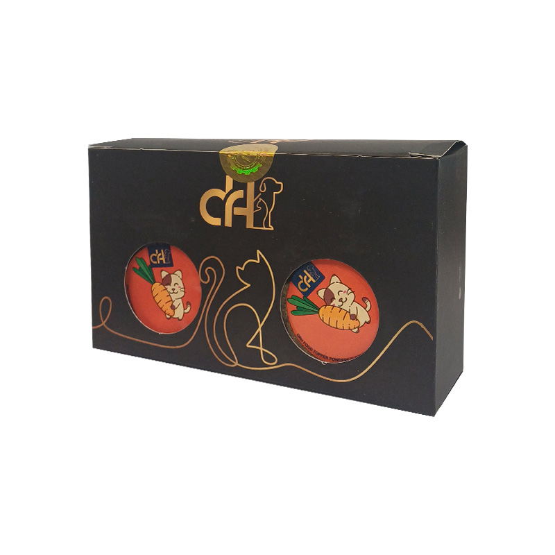 پودر طعم دهنده غذای سگ و گربه دکتر اچ طعم سبزیجات وزن 160 گرم بسته 2 عددی