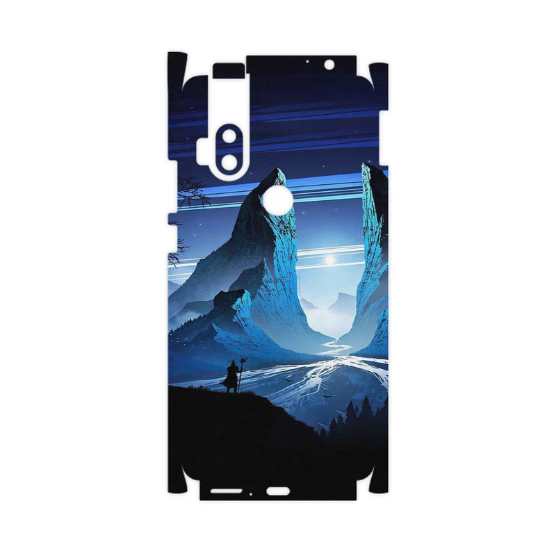 برچسب پوششی ماهوت مدل Blue Mountains Digital Art-FullSkin مناسب برای گوشی موبایل موتورولا One Hyper