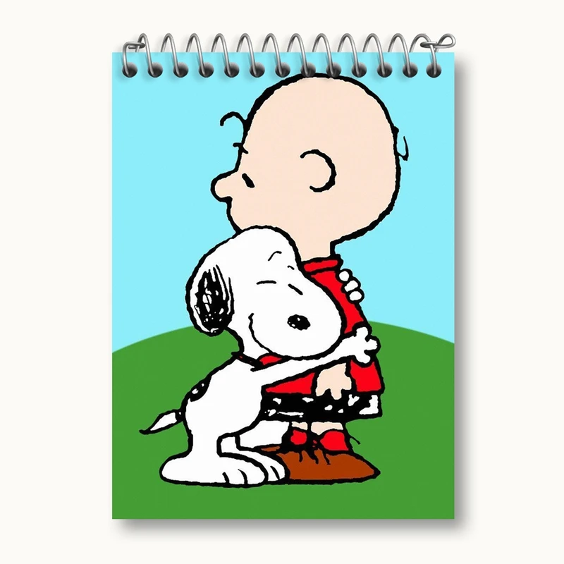 دفتر یادداشت 50 برگ خندالو مدل انیمیشن اسنوپی Snoopy کد 13877