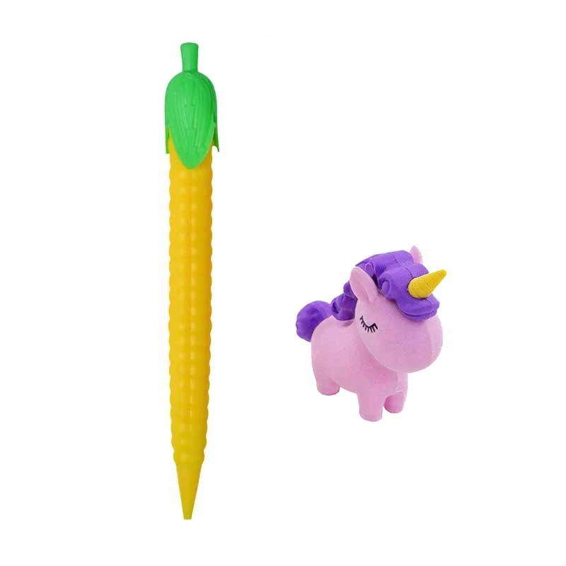 مداد نوکی 0.5 میلی متری مدل ذرت به همراه پاک کن