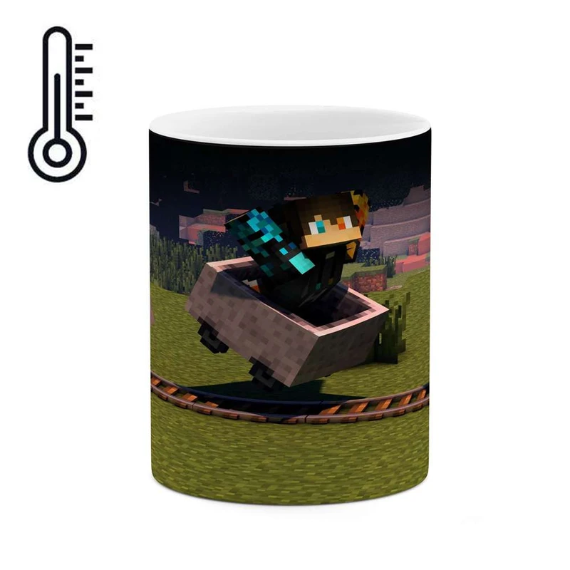 ماگ حرارتی کاکتی مدل ماینکرافت کد mgh13021