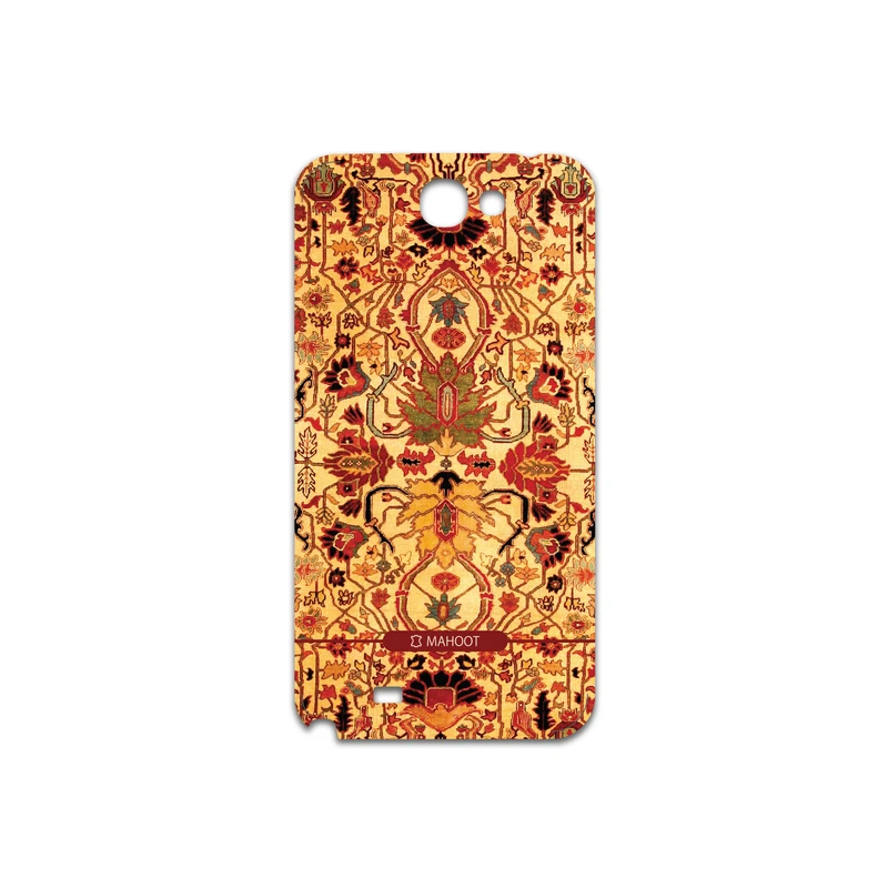 برچسب پوششی ماهوت مدل Persian-Carpet-Yellow مناسب برای گوشی موبایل سامسونگ Galaxy Note 2