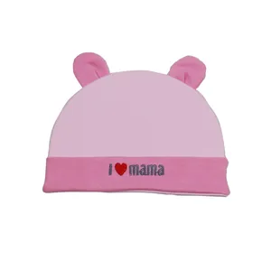 کلاه نوزادی مدل I love mama