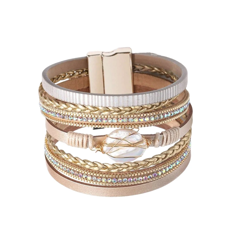 دستبند زنانه شین مدل دست ساز برکلت