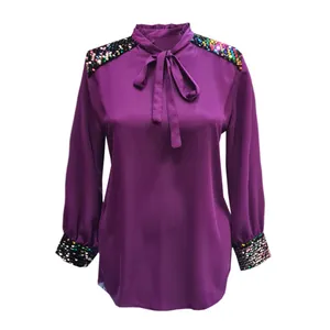 بلوز زنانه مدل یقه ایستاده