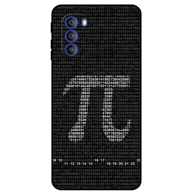 کاور مگافون طرح عدد پی مدل 7240 مناسب برای گوشی موبایل موتورولا Moto G51 5G