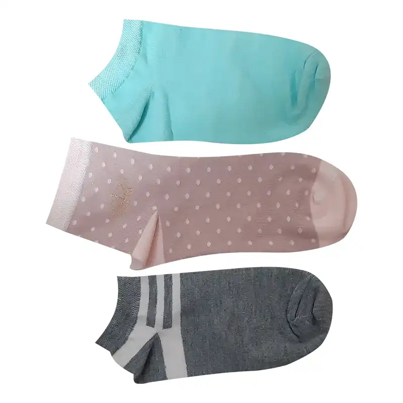 جوراب دخترانه کد 170 مجموعه 3 عددی