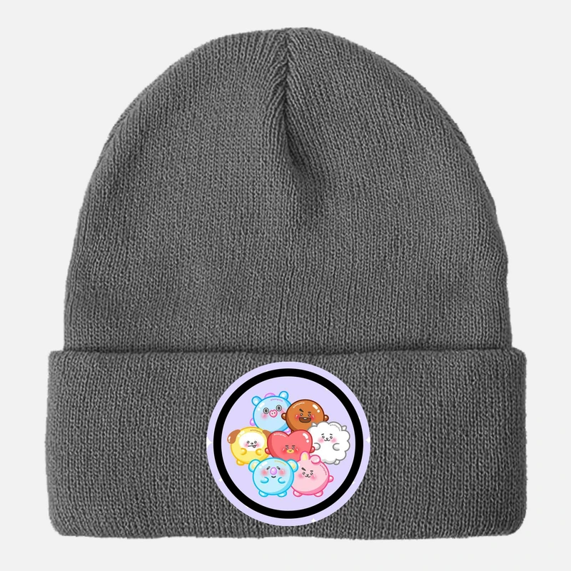 کلاه بافتنی زنانه مدل عروسک های بامزه کد 210