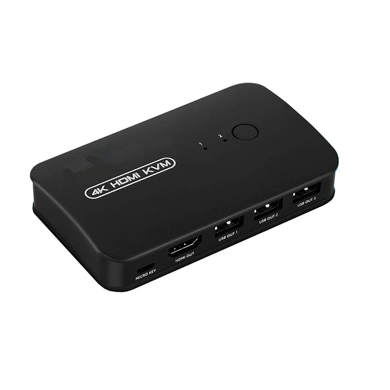 سوییچ دو پورت HDMI KVM مدل HK201