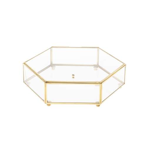 باکس شیشه ای مدل شش ضلعی کد B1423