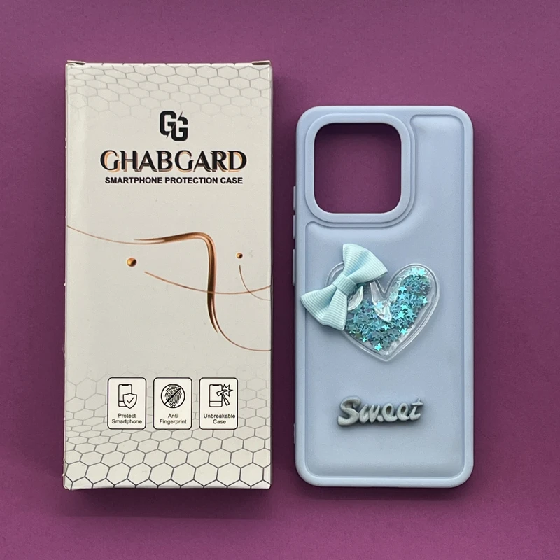  کاور قاب گارد مدل سیلیکونی دخترانه مناسب برای گوشی موبایل شیائومی Redmi 12C / Poco C55