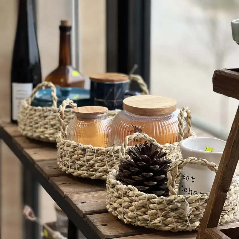 سبد حصیر بافی کد hasir مجموعه 3 عددی