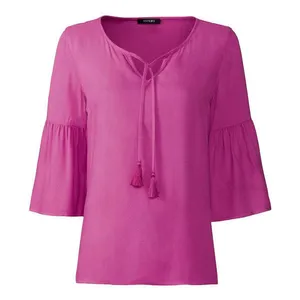 بلوز آستین سه ربع زنانه اسمارا مدل J22