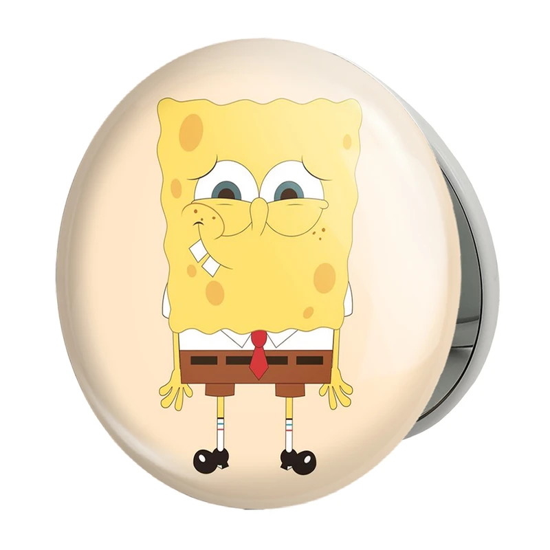 آینه جیبی خندالو طرح باب اسفنجی مدل تاشو کد 1327 